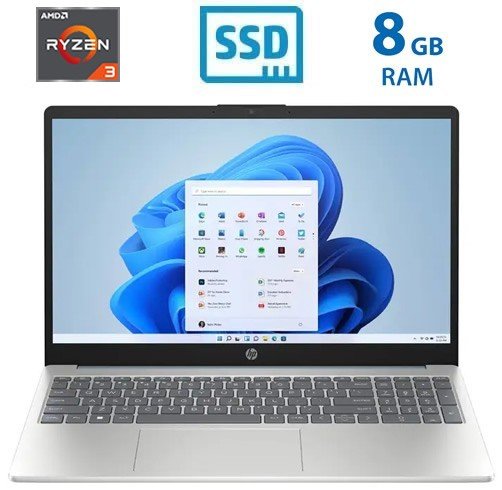 HP 15-fc0232la – Ryzen 3 7320U – 8GB – 512GB – Azul