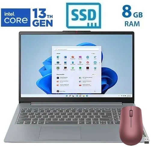 Lenovo IdeaPad Slim 3 – i3 1315U – 8GB – 512GB – Artic Grey + Mouse Gratis