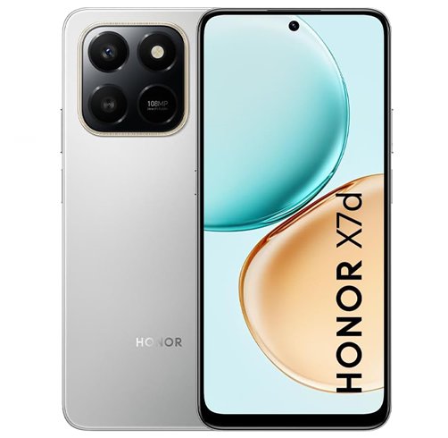 Kit Celular Honor X7d – 8GB – 256GB – Dual Sim – Plata Meteoro + Set de limpieza para smartphone